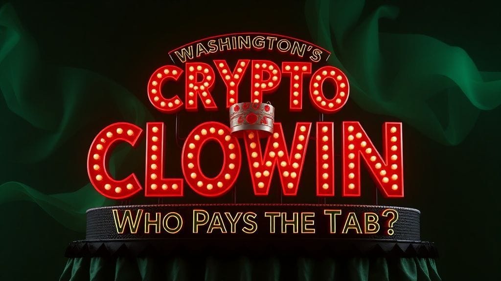 Washington’s Crypto Clown Show: Who Pays the Tab?
