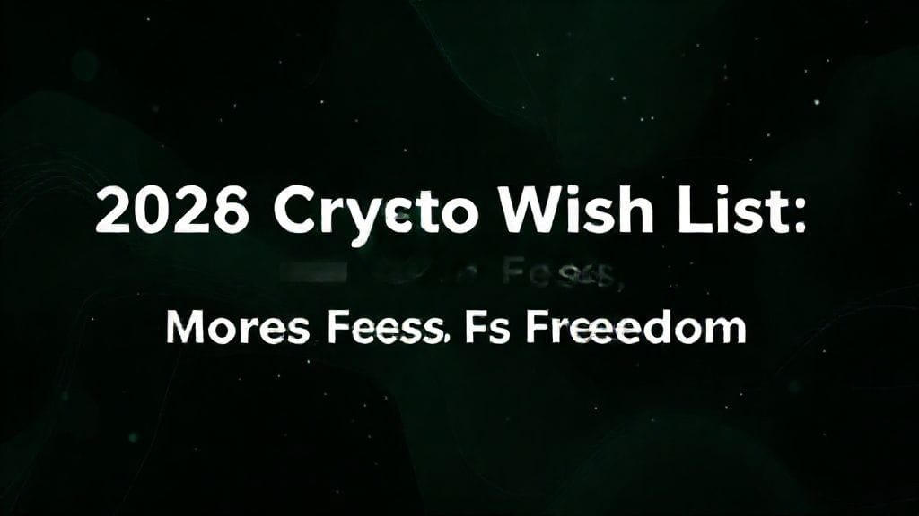 Grayscale's 2026 Crypto Wish List: More Fees, Less Freedom
