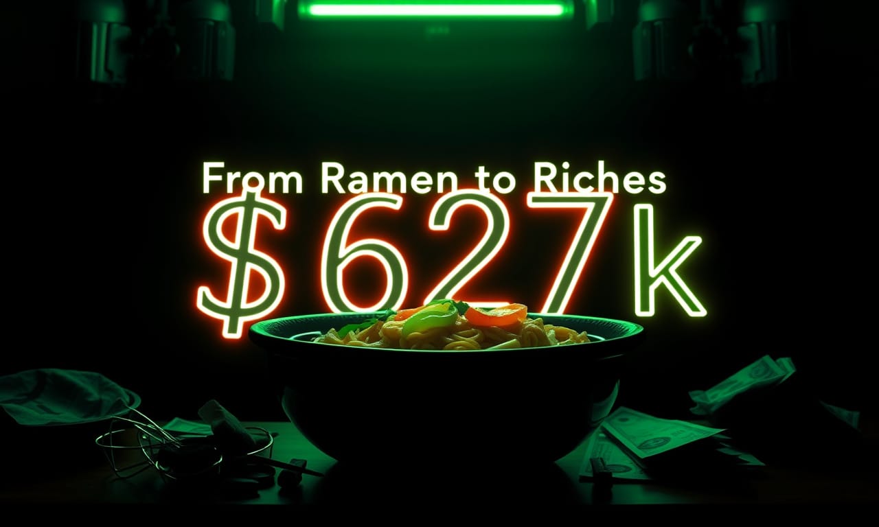 From Ramen to Riches: The $285 to $627k Crypto Miracle That Stinks