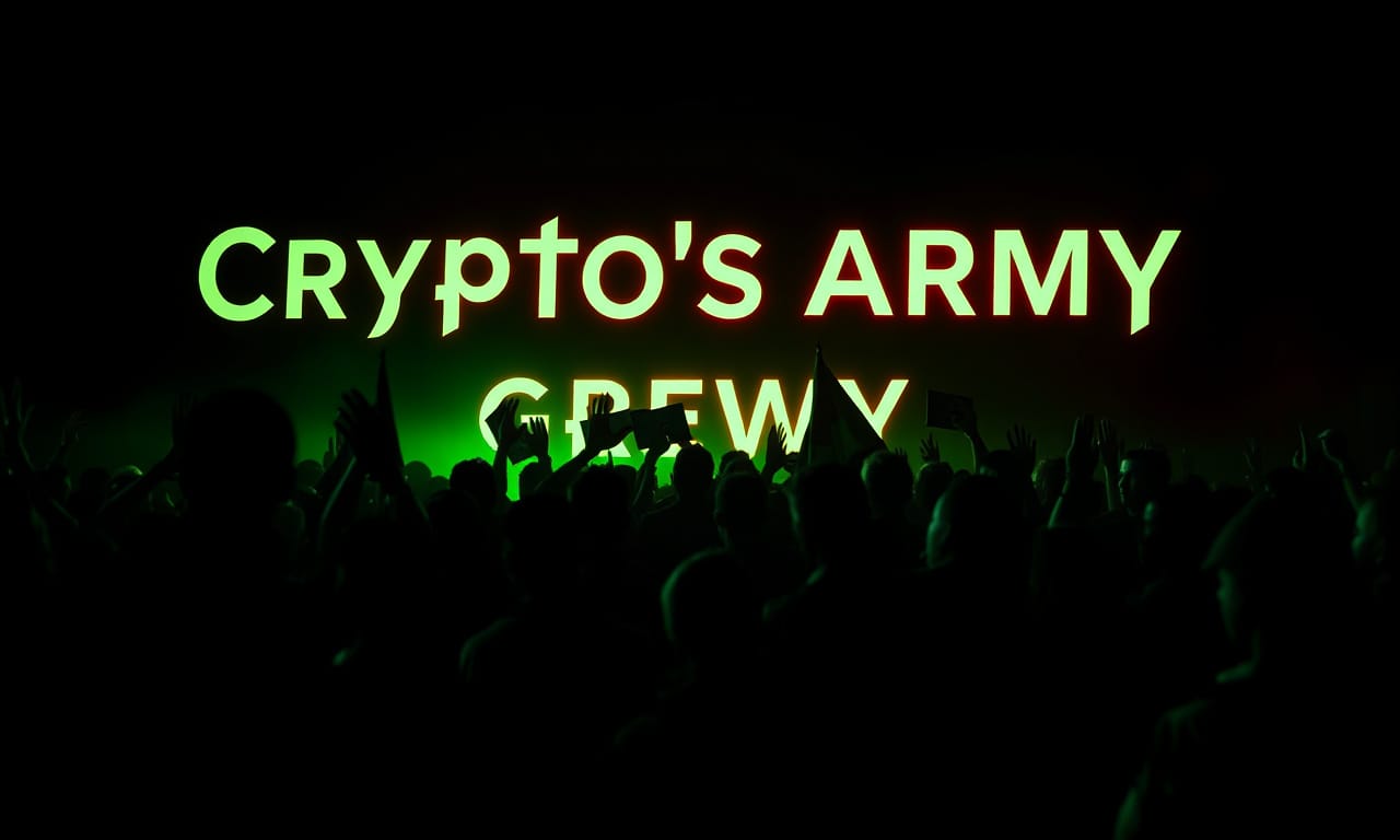 Crypto's Army Grows: 700K New Members - A Political Tsunami or Just Noise?