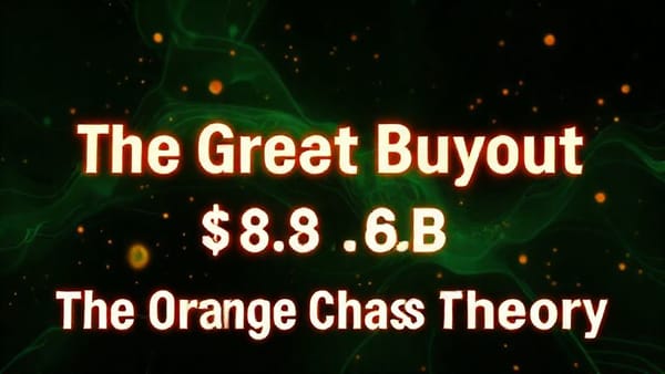 The Great Crypto Buyout: $8.6B and the Orange Chaos Theory