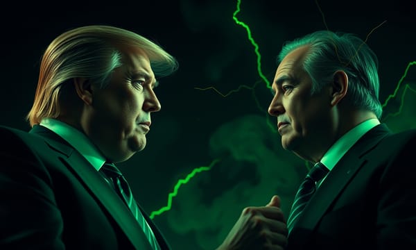Trump-Powell Feud Sparks Chaos: Bitcoin Up 1% as Markets Tank
