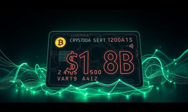 Your Crypto Card Just Spent $18B - Here's Why It's Not What You Think