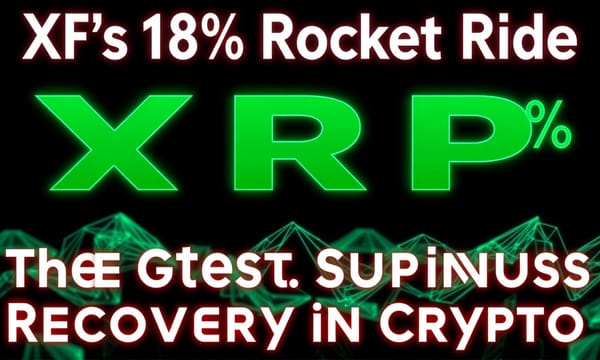 XRP's 18% Rocket Ride: The Sickest, Most Suspicious Recovery in Crypto